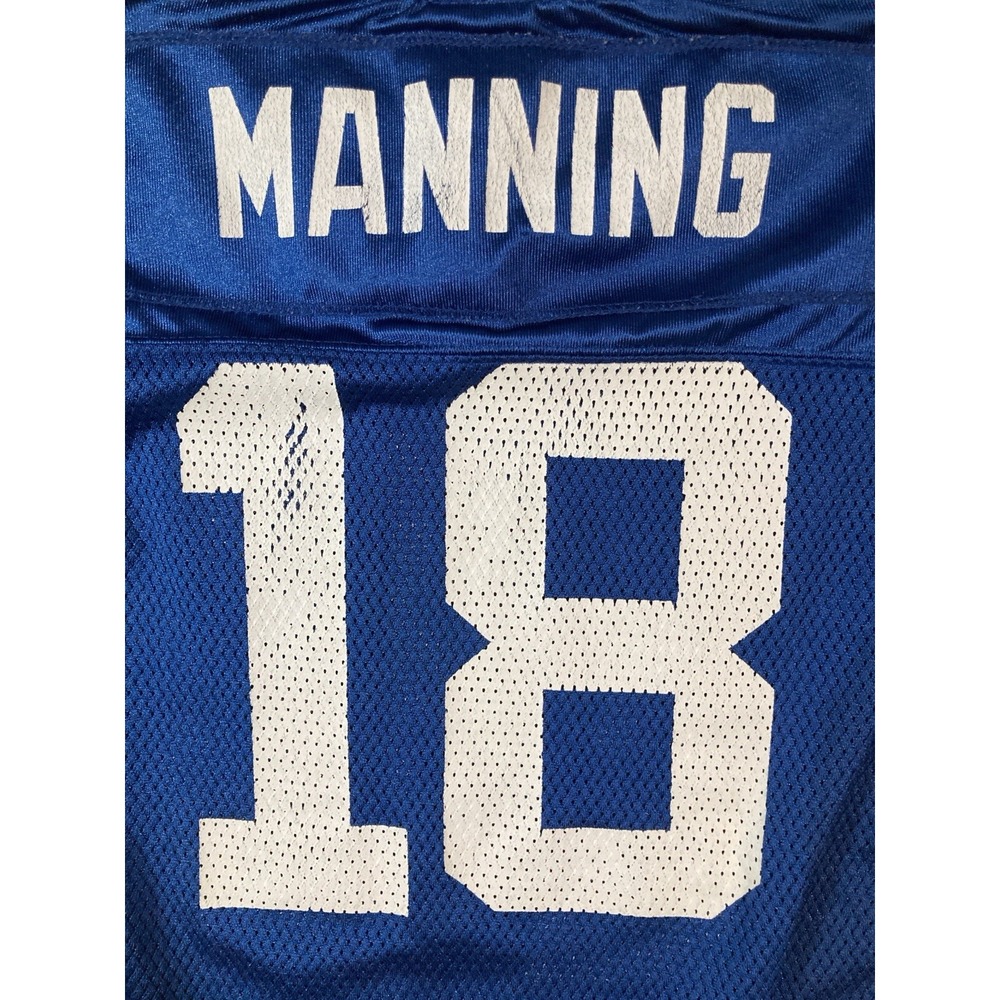 Reebok NFL Peyton Manning #18 Indianapolis Colts Jersey Size youth Large - Picture 10 of 14